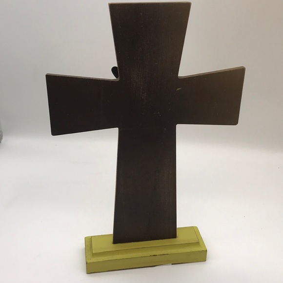 Burton & Burton Wooden/Aluminum Decorated Cross - Picture 3 of 4